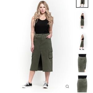 1822 denim utility skirt in green Never worn